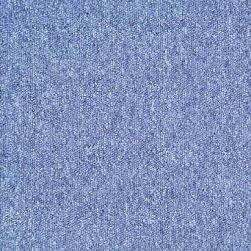 Heuga 727 Summer Sky / Interface / Boucle (lussenpool) / 50 cm x 50 cm / Blauw