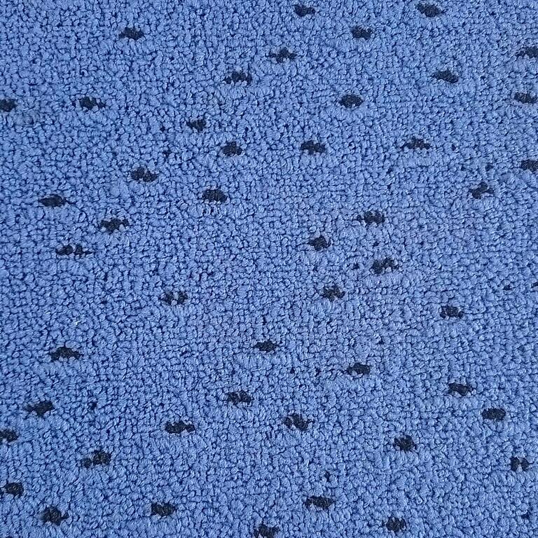 Encrypt Blue Black / Interface / Boucle (lussenpool) / 50 cm x 50 cm / Blauw