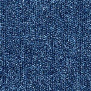 Heuga 580 Deep River / Interface / Boucle (lussenpool) / 50 cm x 50 cm / Blauw