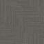 World Woven 880 Charcoal Loom / Interface / Boucle (lussenpool) / 25 cm x 100 cm / Grijs / 2