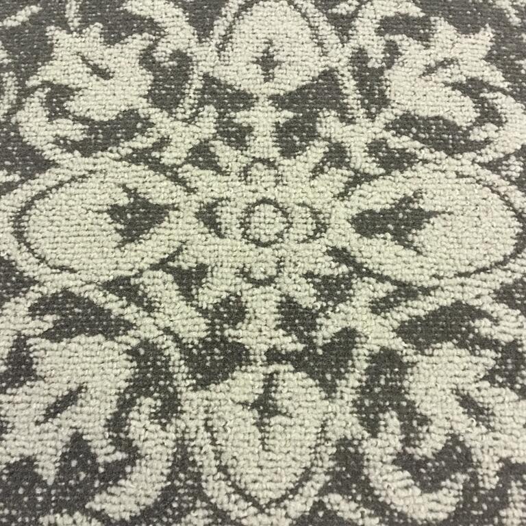 Special Custom Made Black&White - Brown / Interface / Boucle (lussenpool) / 50 cm x 50 cm / Bruin