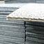 Furrows-II Hemp EXTRA ISOLATION / Interface / Boucle (lussenpool) / 50 cm x 50 cm / Bruin / 3