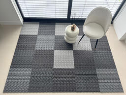 Shuffle It Etched & Threaded E614 Mix / Interface / Overige / 50 cm x 50 cm / Mix, Grijs