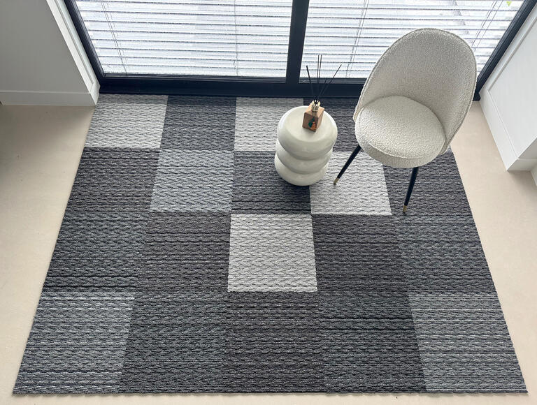 Shuffle It Etched & Threaded E614 Mix / Interface / Overige / 50 cm x 50 cm / Mix, Grijs