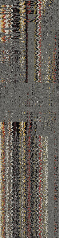 Visual Code Planks Hard drive Steel / Interface / Boucle (lussenpool) / 25 cm x 100 cm / Mix, Grijs