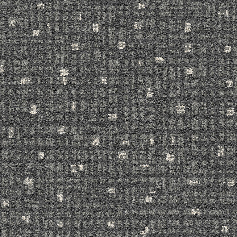 Positive Spin Charcoal / Interface / Boucle (lussenpool) / 50 cm x 50 cm / Zwart, Grijs