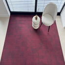 Composure Berry Second Choice / Interface / Boucle (lussenpool) / 50 cm x 50 cm / Rood