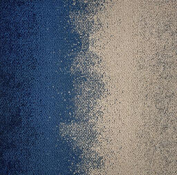 Connected Ethos CE200 Blue 1.000 / Interface / Boucle (lussenpool) / 50 cm x 50 cm / Blauw, Beige