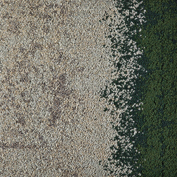 Urban Retreat 101 60x60cm Ash/Ivy / Interface / Boucle (lussenpool) / 60 cm x 60 cm / Groen, Beige