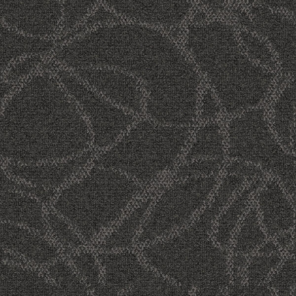 Scribble Etch / Interface / Boucle (lussenpool) / 50 cm x 50 cm / Bruin