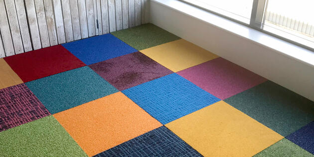 Kleuren mixen - speels en origineel | Topcategorie tapijttegels