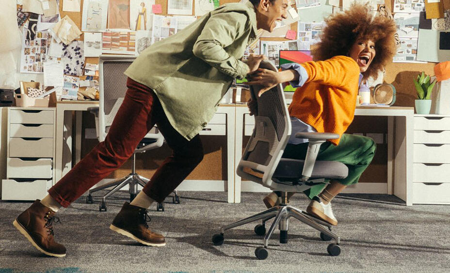 Bureaustoel tapijttegels / 