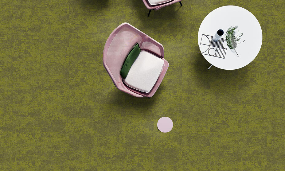 Groene tapijttegels / 