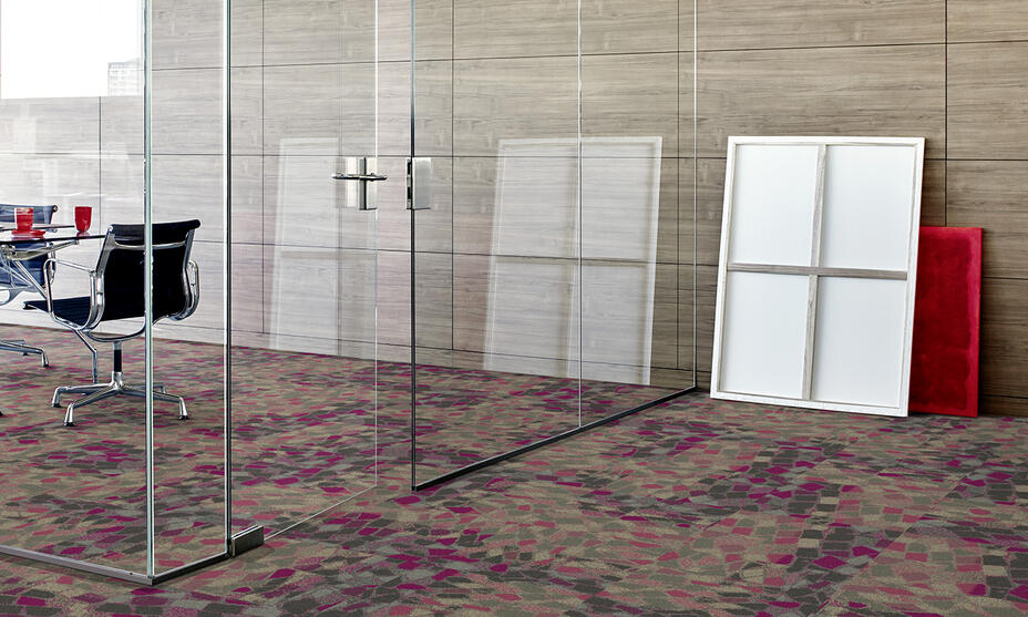 Paarse tapijttegels / 