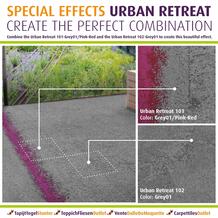 Combine the Urban Retreat  Grey01/Pink-Red      and the Urban Retreat  Grey01  to create this beautiful effect.