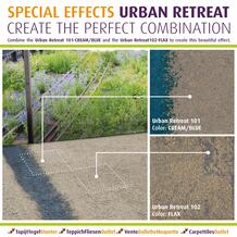 Combine the Urban Retreat  Cream/Blue       and the Urban Retreat  Flax  to create this beautiful effect.